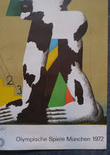 Load image into Gallery viewer, ORIGINAL Vintage Poster for the Olympic Games Held in Munich 1972 Artist: HORST ANTES
