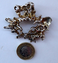 Load image into Gallery viewer, Vintage BRUTALIST Design. Sterling Silver Brooch. Marked STERLING 925S RS for Randers Sølvvarefabrik
