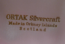 Load image into Gallery viewer, Early Scottish ORTAK Silver Earrings by MALCOLM GRAY for Silvercraft. Original Box. Hallmarked 1975
