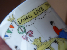 Load image into Gallery viewer, ROYAL COMMEMORATIVE 1937. Rare &amp; Unusual Foley Bone China Trio to Celebrate the Coronation of George VI
