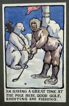 Load image into Gallery viewer, SCOTTISH ART: Charles Rennie Dowell ( 1867 - 1935). Four Little Watercolour Illustrations Relating to the Race for the North Pole in 1909
