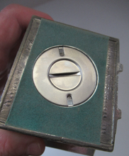 Load image into Gallery viewer, 1960s Silver Plate Snoopy on Kennel Bank or Money Box
