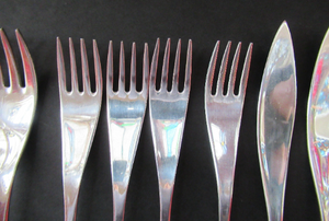 1960s Robert Welch Alveston Silver Plate Forks