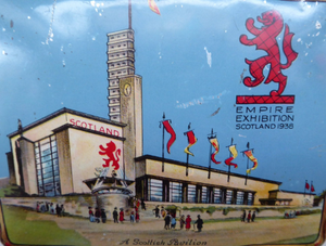 Glasgow Empire Exhibition Sweetie Tin 1938