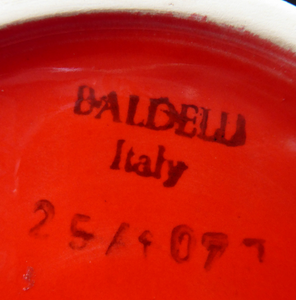 1970s Vintage Italian BALDELLI POTTERY Vase