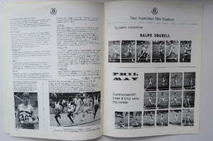 ATHLETICS Arena. Two Official Report of the Commonwealth Games. EDINBURGH 1970. VERY Rare Publications. Soft Cover