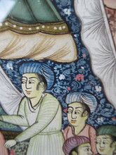 Load image into Gallery viewer, Original Vintage Indian Miniature Watercolour Painting

