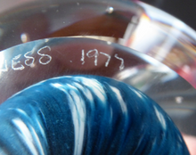 Load image into Gallery viewer, Peter Holmes Caithness Glass Paperweight First Quarter
