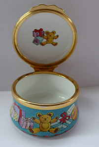 Vintage Halcyon Days Enamels Christmas Box 1995. Bundle of Christmas Presents. Excellent Condition