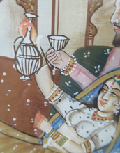 Load image into Gallery viewer, Original Vintage Indian Miniature Watercolour Painting
