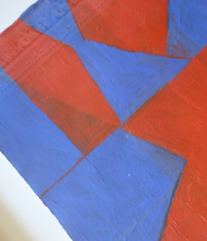 Load image into Gallery viewer, Frank Beanland Abstract Spot Painting Red and Blue Abstract
