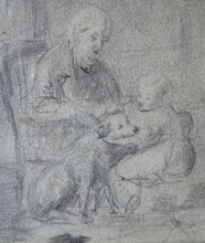 Load image into Gallery viewer, Scottish Art for Sale. William McTaggart Sketch for the Oil Painting Do Doggies Go to Heaven
