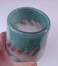 Load image into Gallery viewer, Scottish VASART Art Glass Vase. Etched signature to base; Vintage 1950s
