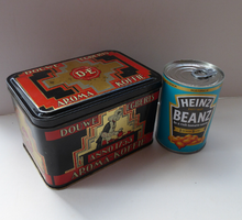 Load image into Gallery viewer, Art Deco Style Douwe Egberts Coffee Tin

