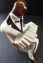 Load image into Gallery viewer, Very Rare ROBJ Collection ART DECO French Jazz Band Accordionist Figurine; c 1928
