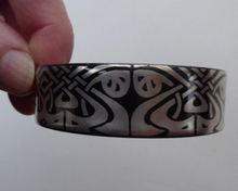 Load image into Gallery viewer, AUSTRIAN ENAMEL Bangle for Wiener Emailmanufaktur. Art Nouveau Design by Michaela Frey

