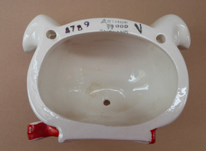 1950s / 1960s ARTHUR WOOD Wall Hanging or String Dispenser. In the Shape of the Head of a Stylised Dog