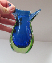 Load image into Gallery viewer, Vintage Murano Sommerso Glass Vase
