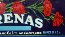 Load image into Gallery viewer, Vintage 1940s American Fruit Box Labels Framed
