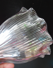 Load image into Gallery viewer, ANTIQUE Edwardian HOLOPHANE Ribbed Glass Lamp Shade
