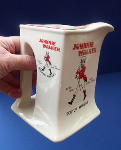 1950s Johnnie Walker Wade Pottery Whisky Jug