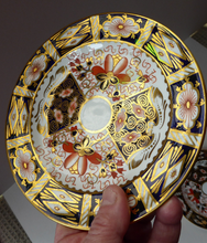 Load image into Gallery viewer, ROYAL CROWN DERBY Imari Pattern 2451. Four vintage side plates or tea plates. Diameter 6 1/4 inches
