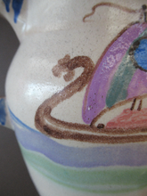 Load image into Gallery viewer, Honiton Pottery Jug with Viking Galleon Design
