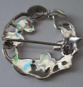 Vintage ORTAK Brooch by Malcolm Gray. Edinburgh Hallmark 1997