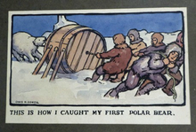 Load image into Gallery viewer, SCOTTISH ART: Charles Rennie Dowell ( 1867 - 1935). Four Little Watercolour Illustrations Relating to the Race for the North Pole in 1909

