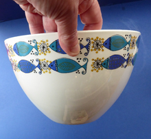 Load image into Gallery viewer, 1960s NORWEGIAN CLUPEA (Herring) Design. RARE Large Serving Bowl. Figgjo Flint, Turi Design 

