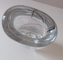 Load image into Gallery viewer, Vicke Lindstrand for Kosta Glass 1950s Vase Signed
