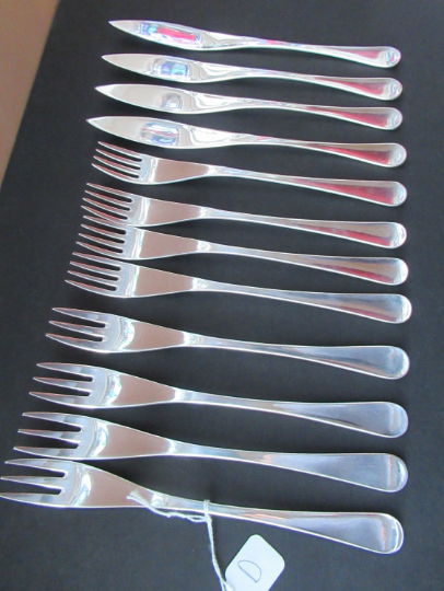 1960s Robert Welch Alveston Silver Plate Forks