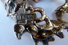 Load image into Gallery viewer, Vintage BRUTALIST Design. Sterling Silver Brooch. Marked STERLING 925S RS for Randers Sølvvarefabrik
