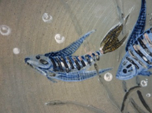 Load image into Gallery viewer, STUDIO POTTERY: Stunning Large Charger with Fish Design by Reginald A. Lewis (1899 - 1990)
