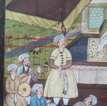Load image into Gallery viewer, Original Vintage Indian Miniature Watercolour Painting on Silk

