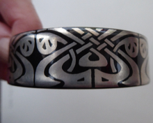 Load image into Gallery viewer, AUSTRIAN ENAMEL Bangle for Wiener Emailmanufaktur. Art Nouveau Design by Michaela Frey
