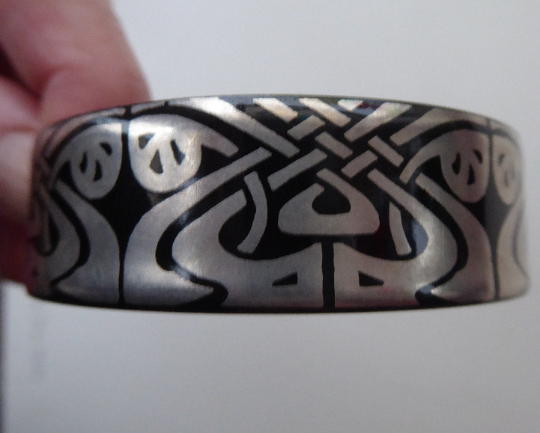AUSTRIAN ENAMEL Bangle for Wiener Emailmanufaktur. Art Nouveau Design Iconic Edinburgh