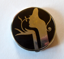 Load image into Gallery viewer, Very Rare ART DECO TOKALON Miniature Powder Compact with Original Contents. Good Condition
