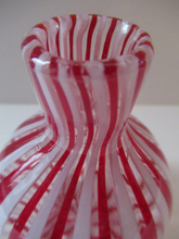 Load image into Gallery viewer, Fratelli Toso A Canne Miniature Glass Vase 1950s
