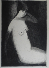 Load image into Gallery viewer, ICONIC EDINBURGH. 1959 Limited Edition Pencil Signed Etching. Oriental Nude 
