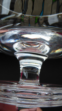 Load image into Gallery viewer, Stylish 1970s SHERINGHAM WEDGWOOD GLASS Clear Candlestick by Stennett-Wilson. 5 inches High
