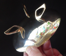 Load image into Gallery viewer, 1960s SCOTTISH SILVER Footed Bowl. With Triangular Shaped Tripod Feet. Edinburgh Hallmark 1962
