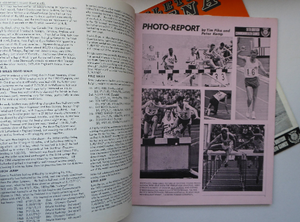 ATHLETICS Arena. Two Official Report of the Commonwealth Games. EDINBURGH 1970. VERY Rare Publications. Soft Cover