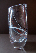 Load image into Gallery viewer, Vicke Lindstrand for Kosta Glass 1950s Vase Signed
