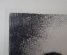 Load image into Gallery viewer, Pencil Signed Etching by Kurt Meyer-Eberhardt Kitten Playing with a Ball
