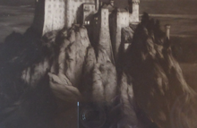 Load image into Gallery viewer, Percival Gaskell Neuschwanstein Castle Mezzotint 1913
