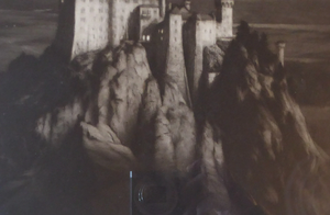 Percival Gaskell Neuschwanstein Castle Mezzotint 1913