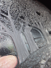 Load image into Gallery viewer, Kosta Boda Style Clear Glass Plate with Trees
