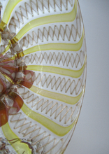 Load image into Gallery viewer,  Salviati Murano Glass Latticino Zanfirico Glass Finger Bowl
