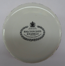 Load image into Gallery viewer, 1990 Halcyon Days Enamels Christmas Box. Good King Wenceslas. Excellent Vintage Condition
